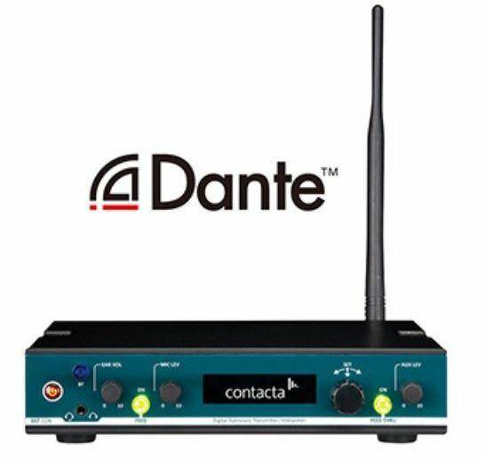 RF-TXRM-D-865 stacjonarny nadajnik RF z Dante do montażu w szafie rack, 865MHz
