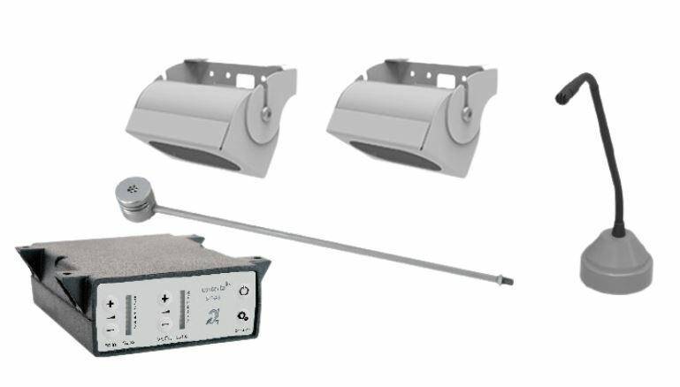 STS-K062 zestaw interkomowy do montażu na przegrodzie — Interkomy kasowe