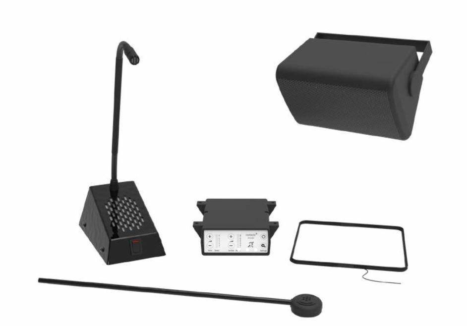 STS-K080-IP zewnętrzny system interkomowy (IP54) — Interkomy kasowe